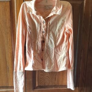 Women's Peach Button-Up Top We The Free